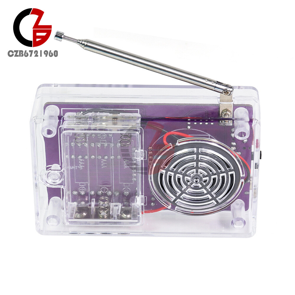 DIY FM Radio Electronic Kit 87-108MHz Digital RDA5807S Module Soldering Project