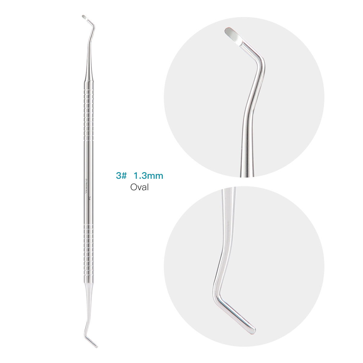 Dental Spoon Excavator Double Ended Restorative Surgical Instruments