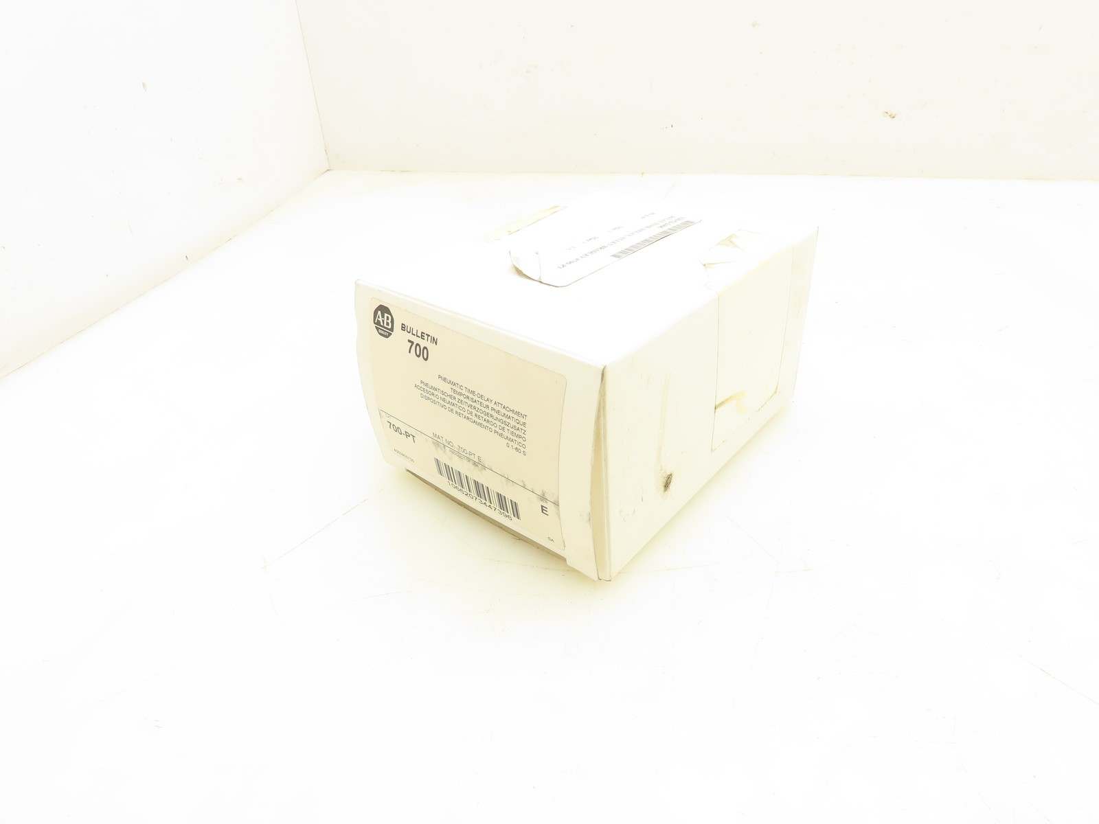 Allen Bradley 700-PT Pneumatic Time Delay Relay Unit 0.1 to 60.0 sec