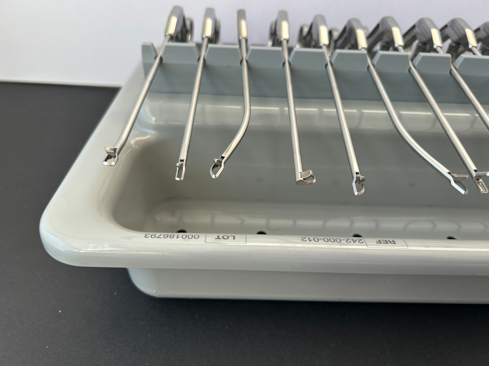 Stryker Conquest Set of 15 Arthroscopic Punches/Graspers/Probe W/ Tray Authentic