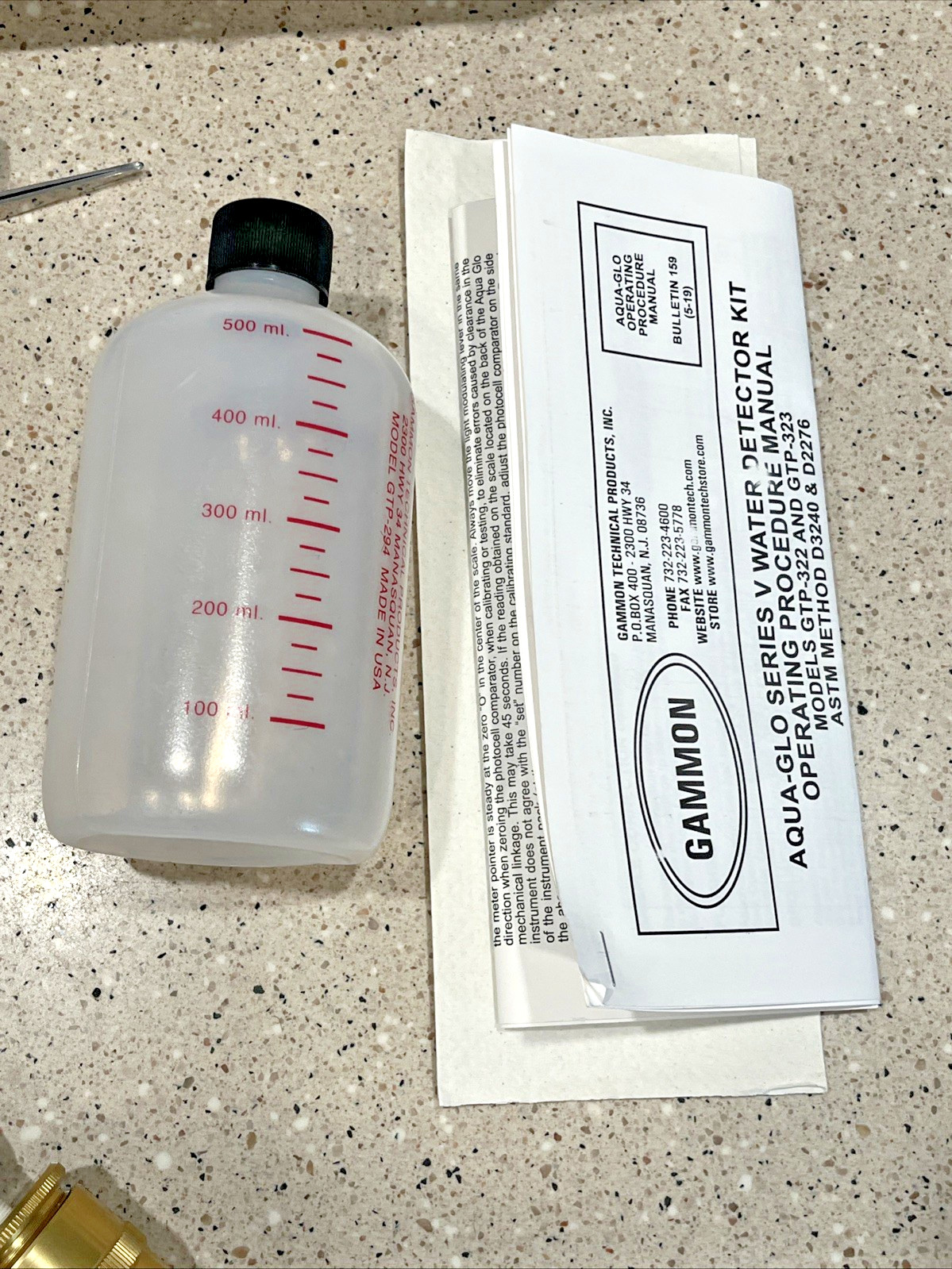 Gammon GTP-322 Aqua-Glo Series V Water Detector Kit Fuel Contamination *NEW*