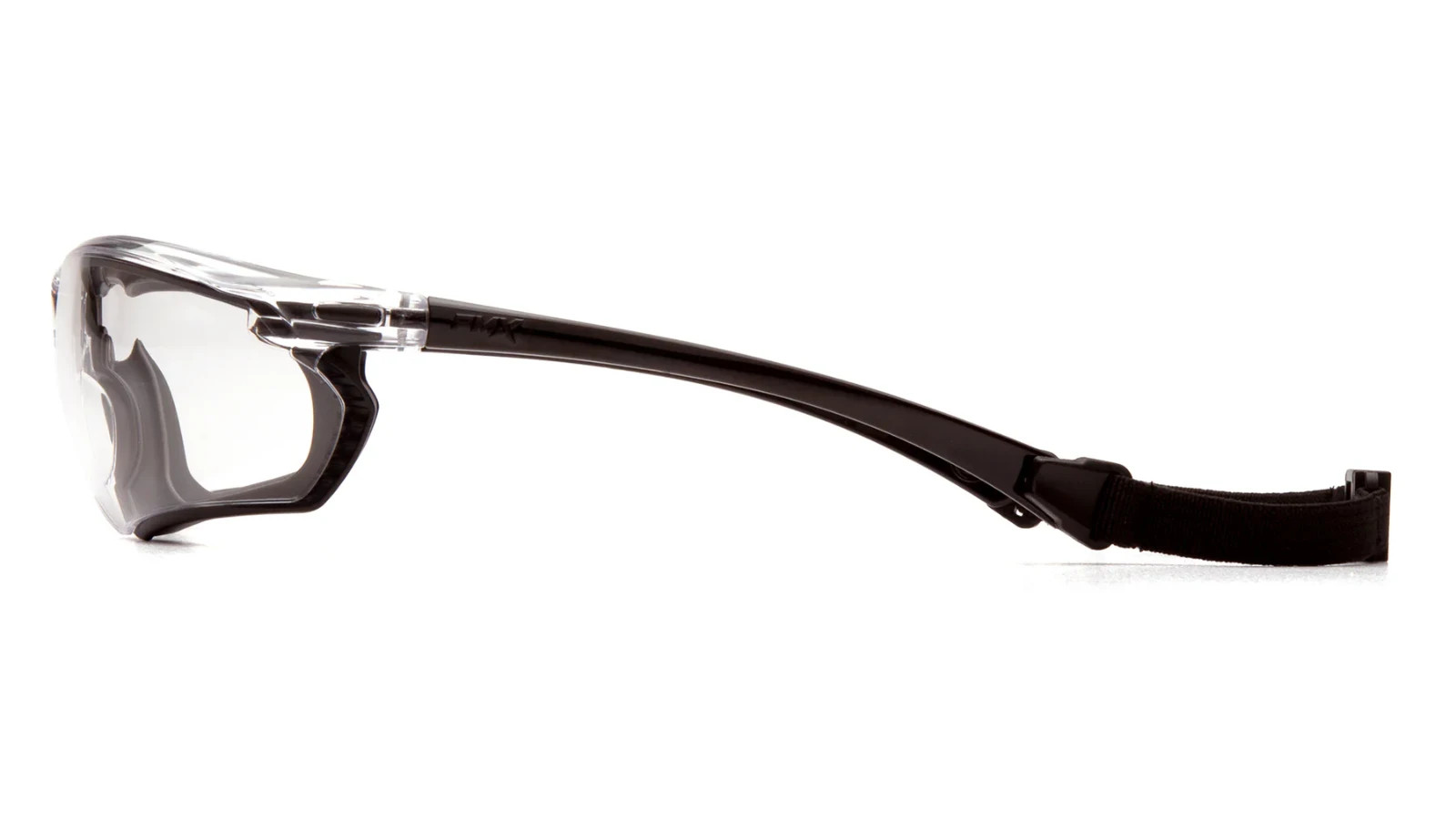 Pyramex Crossovr Safety Glass, Anti-Fog Lens w/ Rubber Gasket and Strap