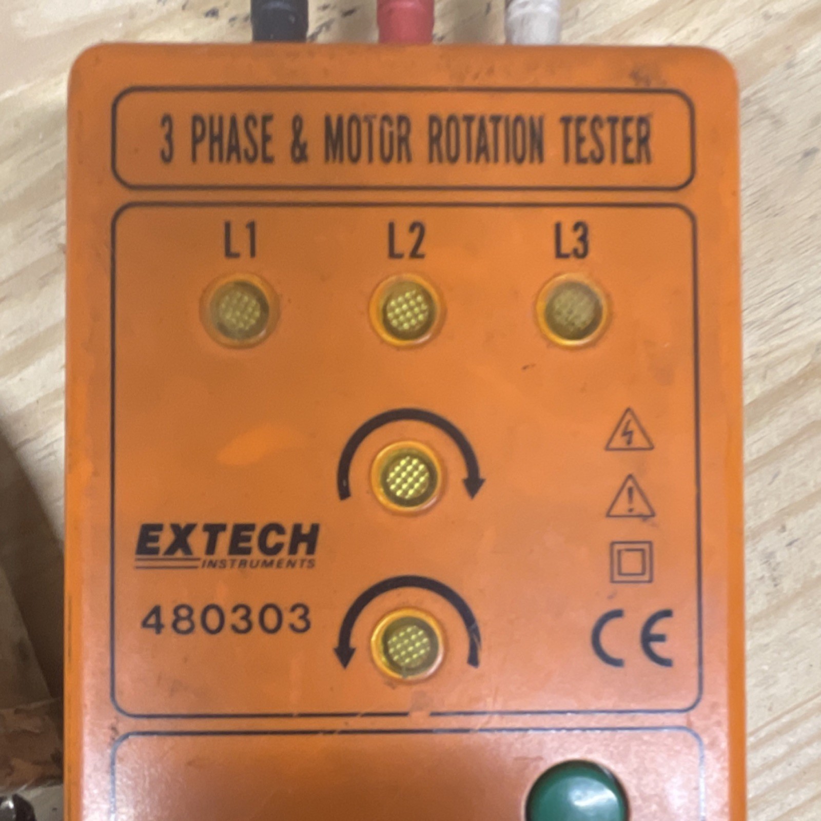 Extech 480303 3 Phase & Motor Rotation Tester 480303 MPN
