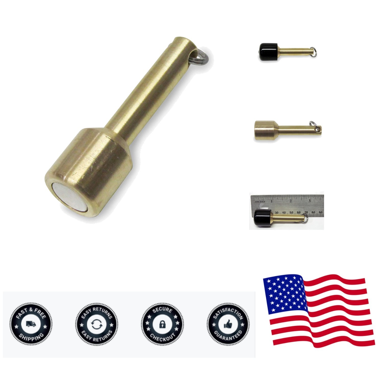 18 Pound Pull Strength Gold Silver Metals Jewelry Magnet