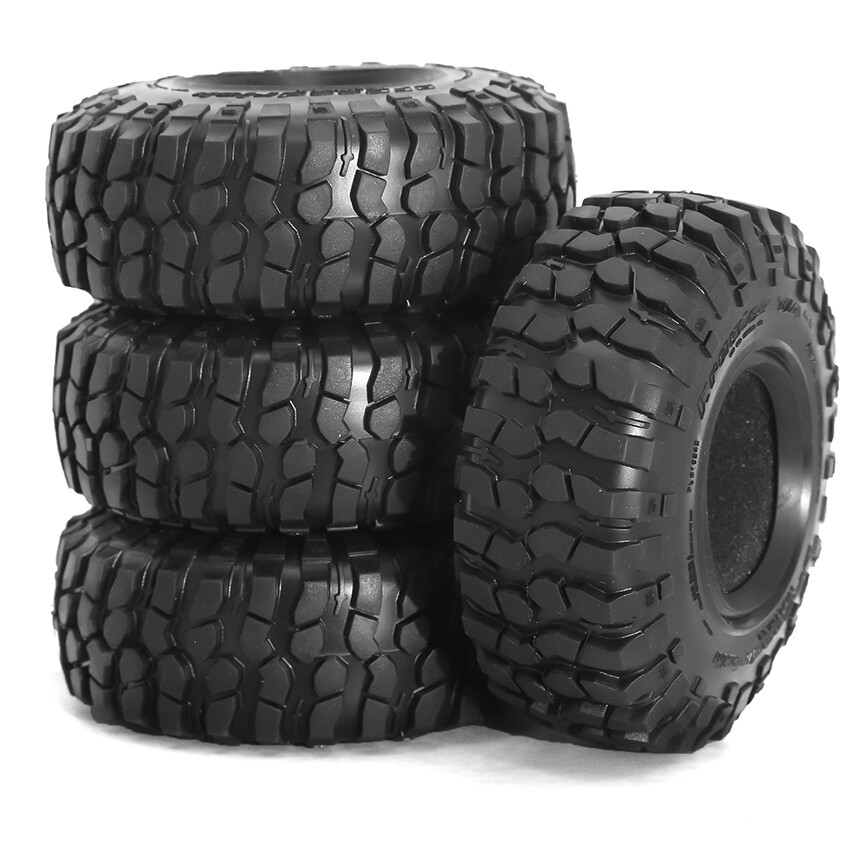 1.9” Universal Crawler Tire 106MM Rock TerrainTire for 1/10 Model Cars