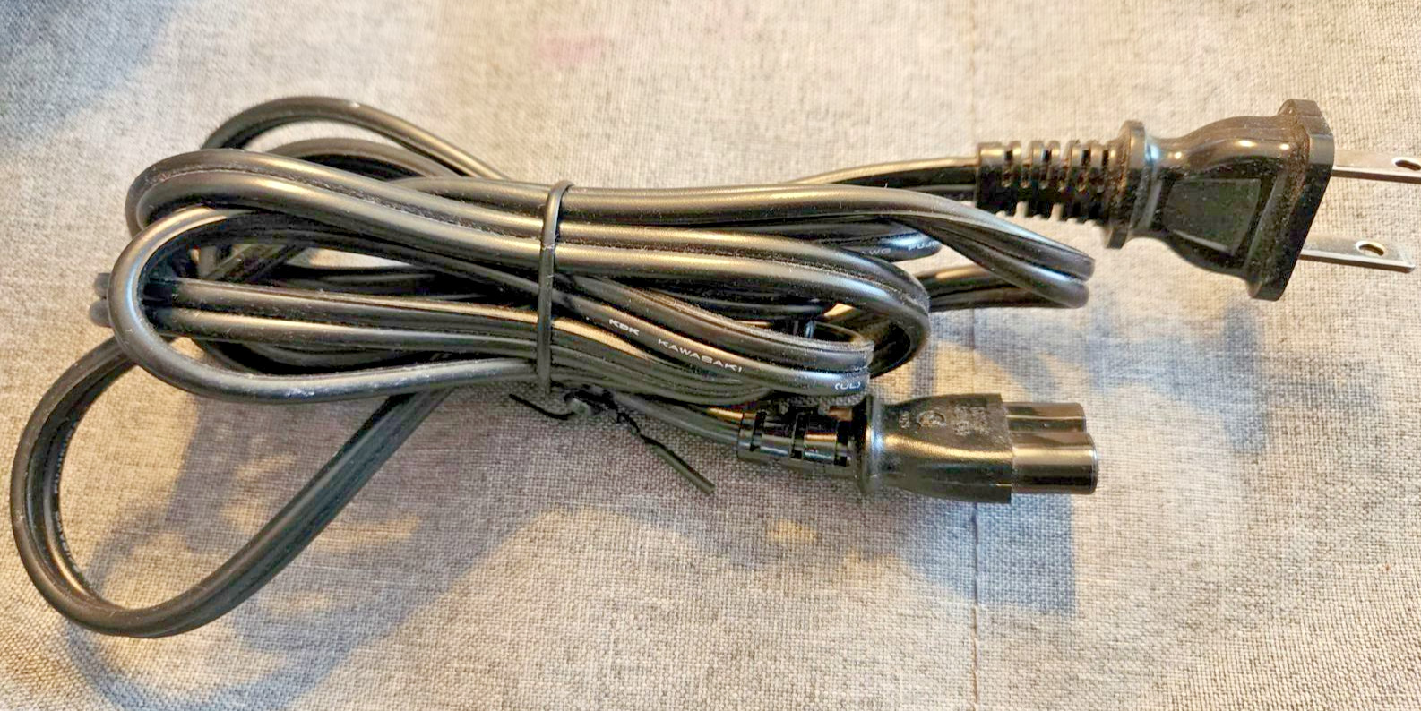 KS-15C also listed as KDK-F & KP-10 2-Prong Replacement 3A 125V AC 6ft cable