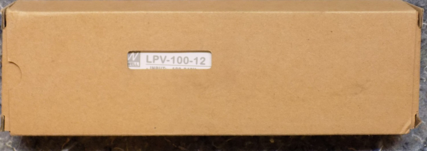 New in box! Mean Well LPV-100-12 LED Driver Power Supply 100W 24V IP67 wet-rated