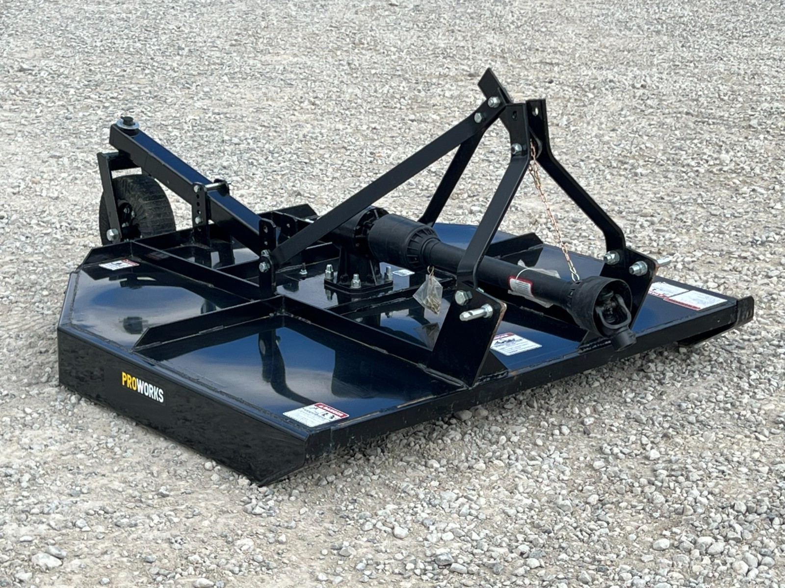 PROWORKS 60″ 5 ft Rotary Cutter Bush Hog Cat 1 Hitch Tractor Mower 40 HP USA