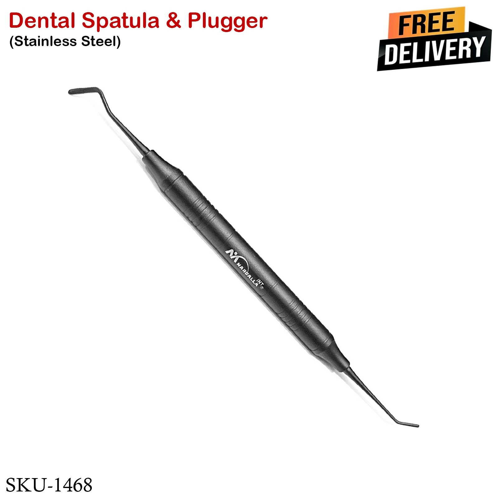 Dental Composite Filling Instruments Spatula & Plugger Mate Black Coated