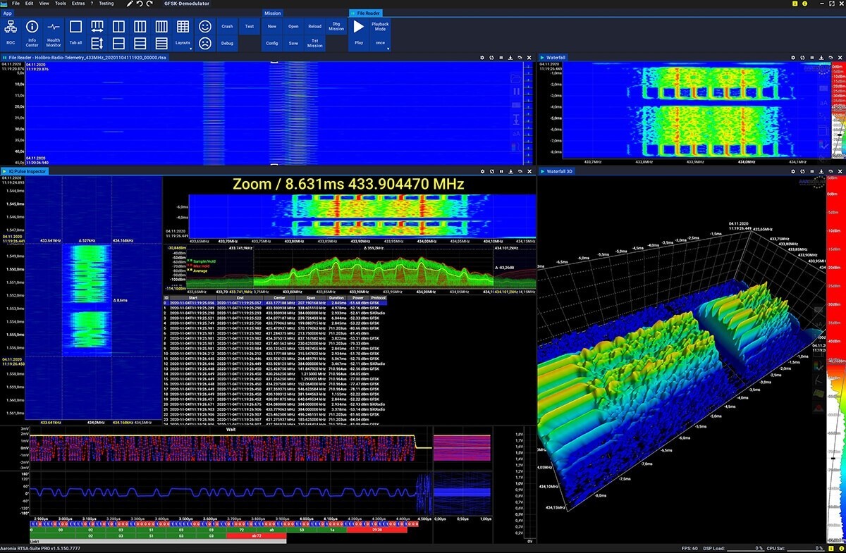 Aaronia SPECTRAN V6 PLUS 500XA-6 USB Real-Time Spectrum Analyzer 8GHz