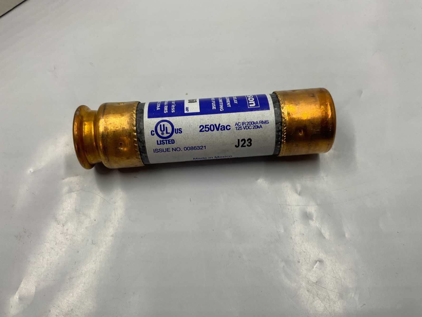 Edison Fusegear ECNR60 60A 250VAC Class RK5 Box Of 10 J23