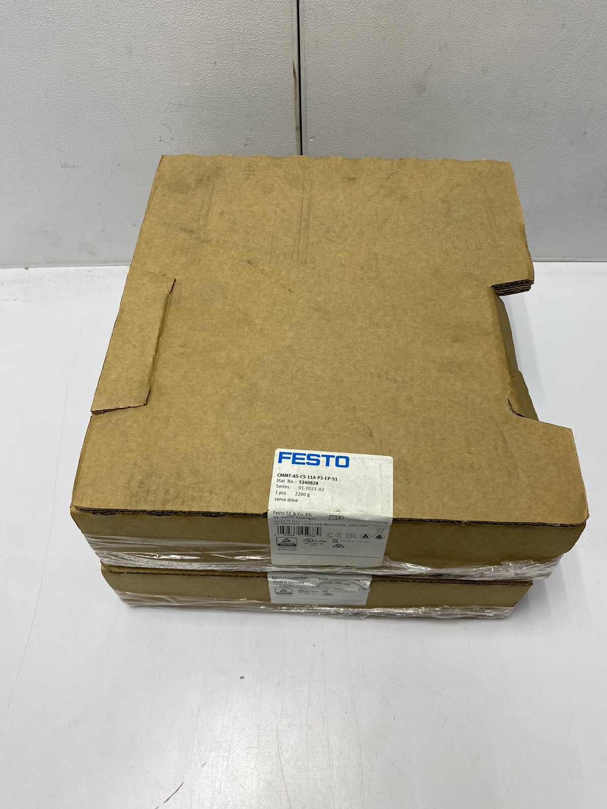 FESTO Mat No. 5340828 Series 01-2023:02 Servo Drive CMMT-AS-C5-11A-P3-EP-S1 New