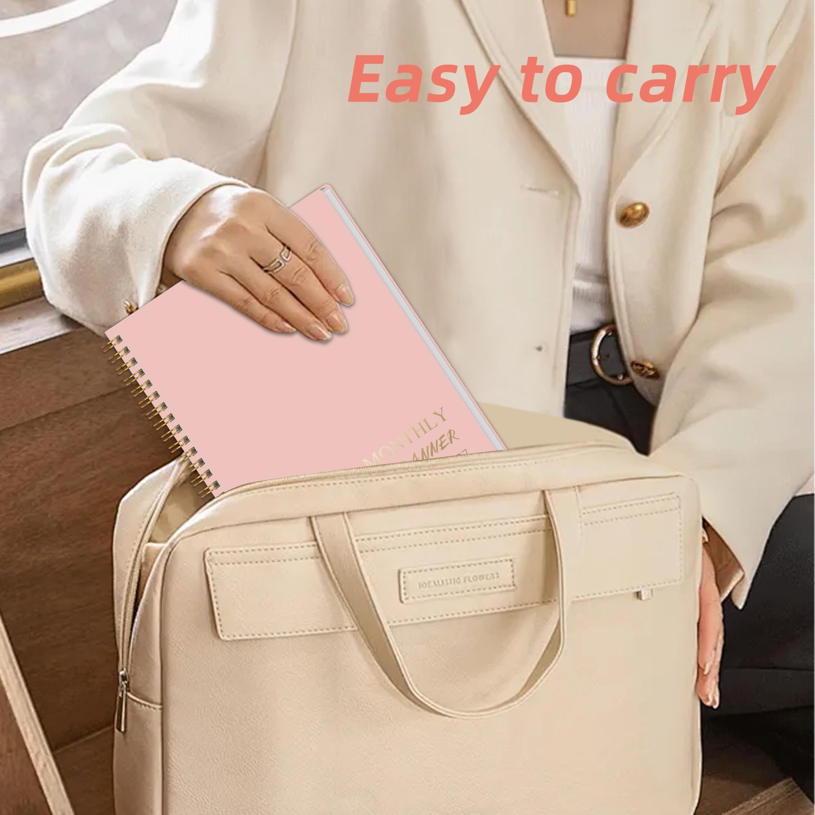 2026-2027 Monthly Planner – Jan.2026 – Dec. 2027, 2 Year Calendar Pink