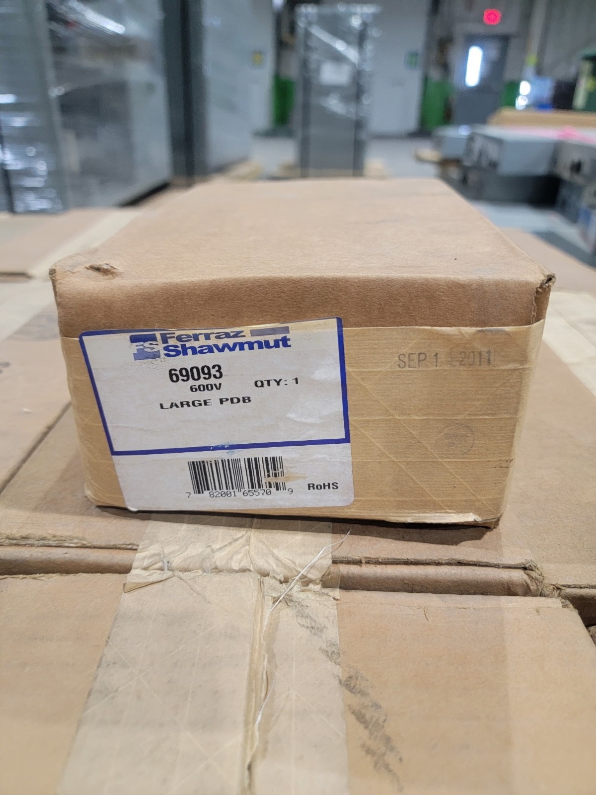 FERRAZ SHAWMUT PDB 3 POLE 600v 69093 Distribution Block 500 kcmil mcm lug lugs