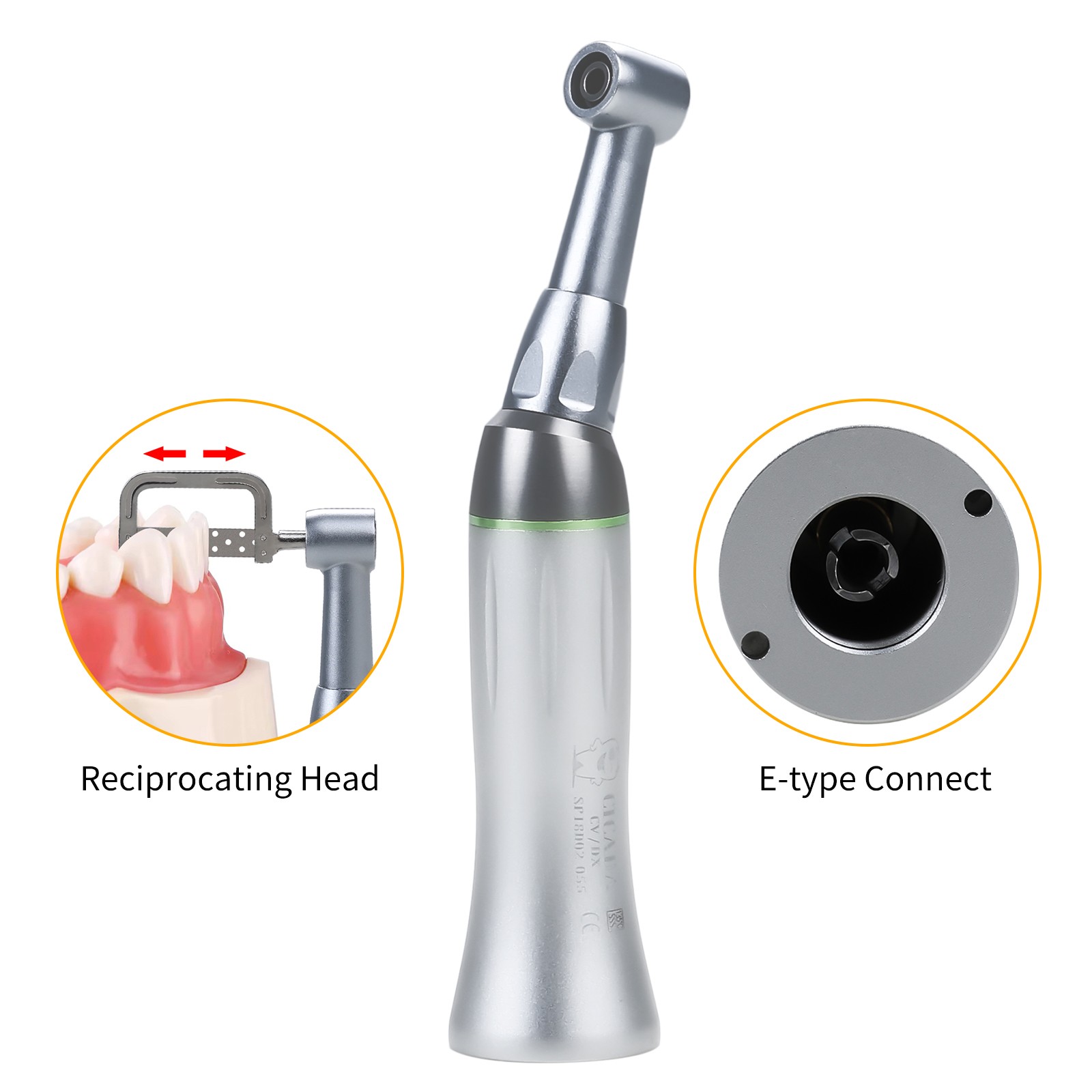CICADA Dental 4:1 Contra Angle IPR Handpiece + Interproximal Strips Kit dk