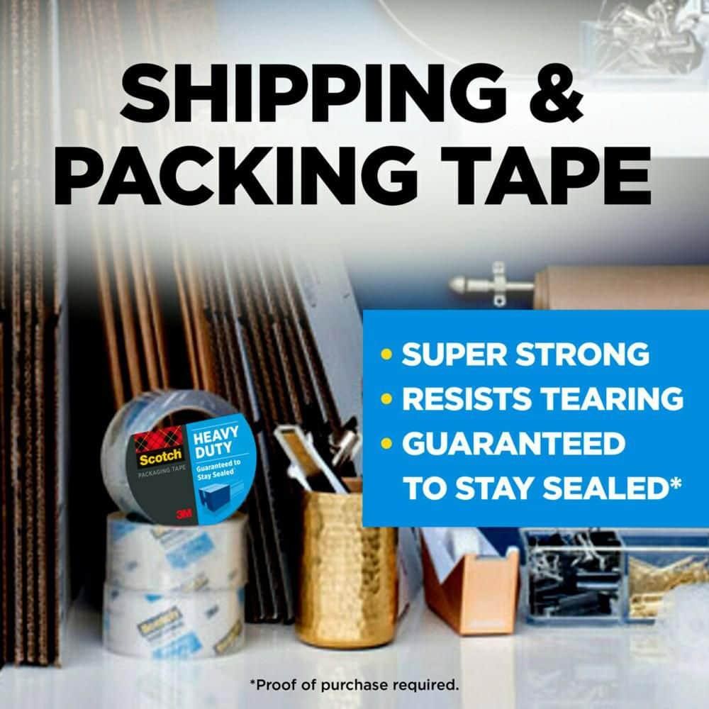 1.88 in. x 54.6 yds. Heavy Duty Shipping Packaging Tape (6 Rolls per Pack)