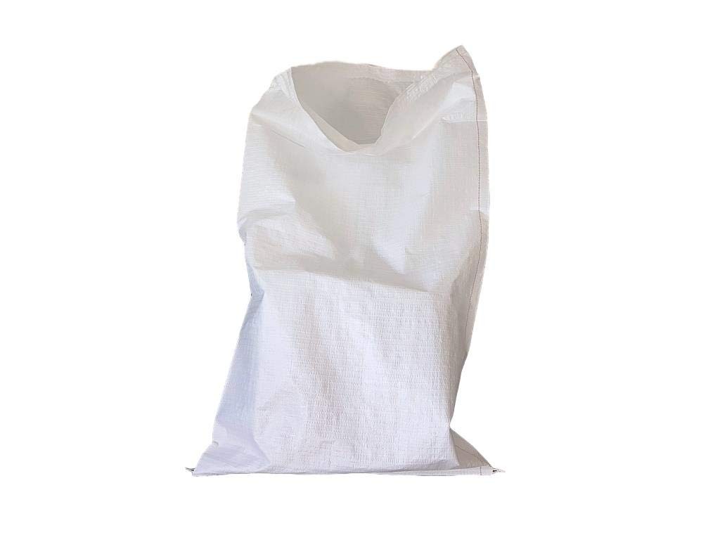 Pack of 10pcs 50x80cm PP PE Woven Bags White PP Bags 46g Kun…