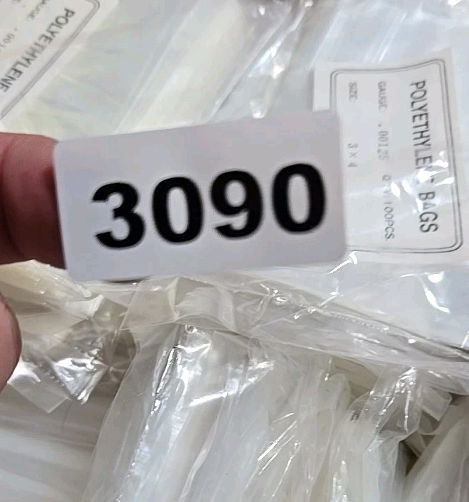 1.25Mil, 3″ X 4″ | LDPE Clear Flat Poly Bags, Flexible – 1000 Count (10) 100 Bag