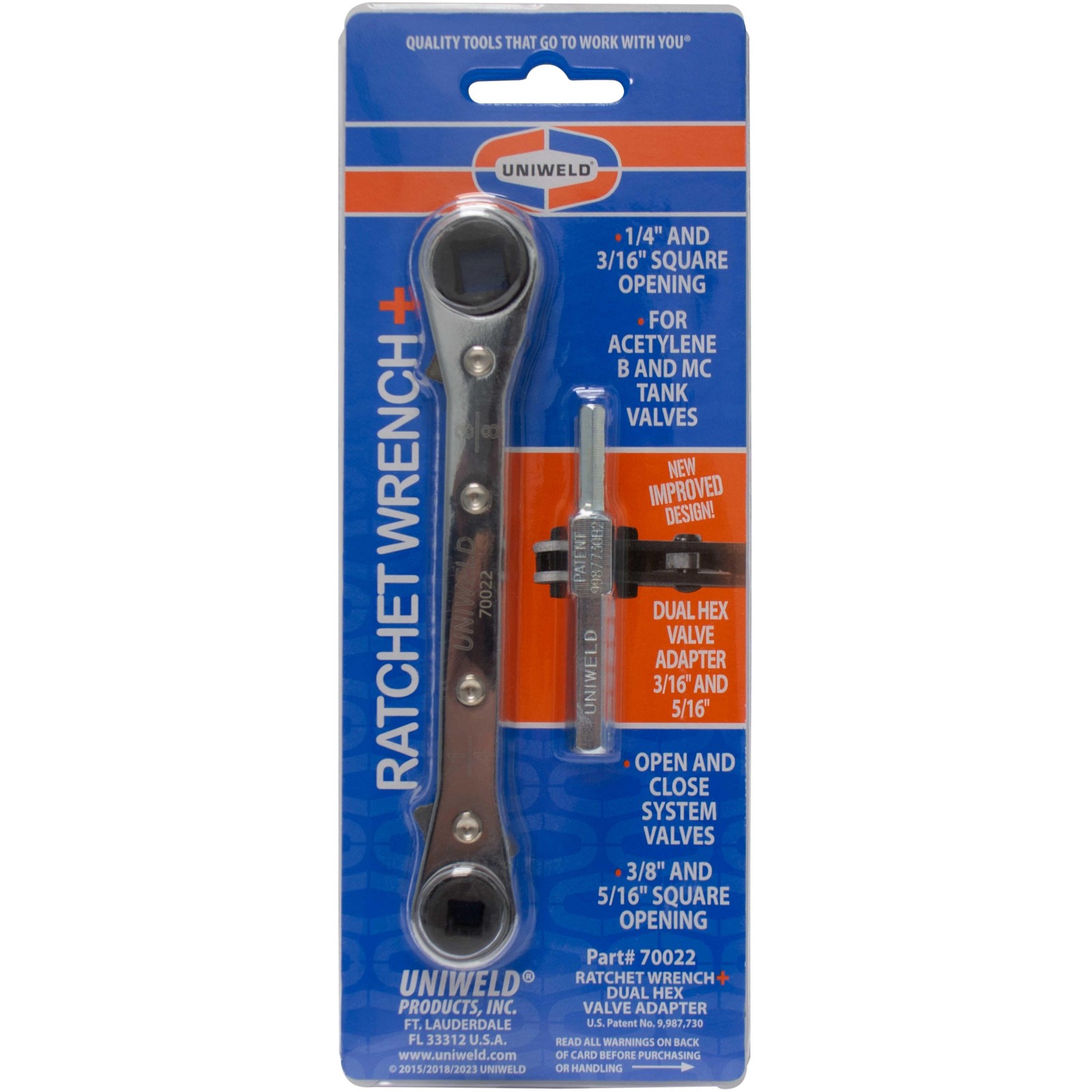 Ratchet Wrench 1/4 – 3/8 – 3/16 – 5/16 70022 Uniweld