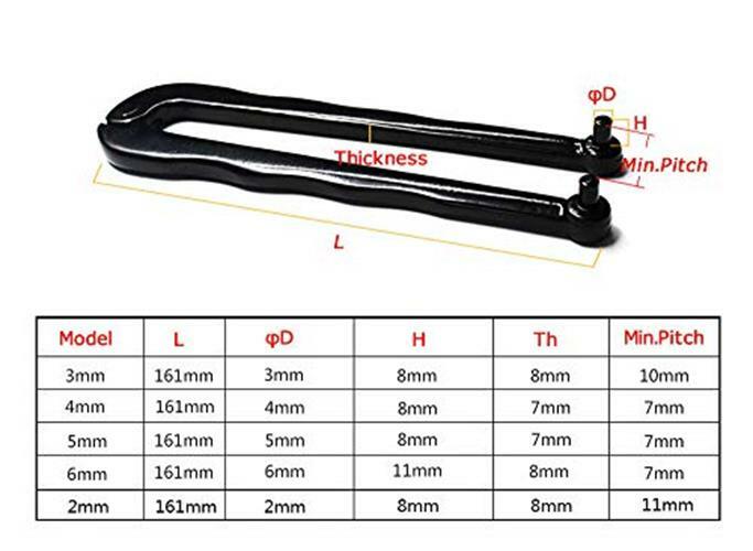 YOUTO Adjustable Face Spanner Wrench Pin Pliers For Round Nuts with Drilled