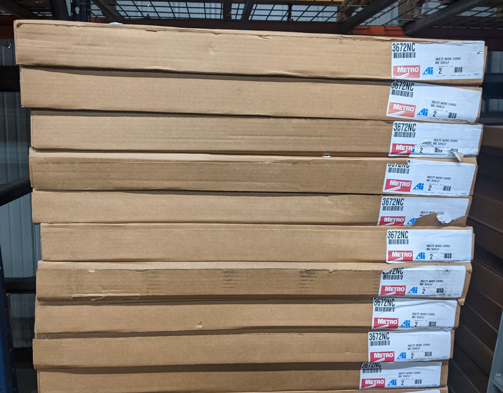 4 Shelf Metro 36×72 Stationary Kit – Super Erecta(R) Super Wide(TM) Shelves