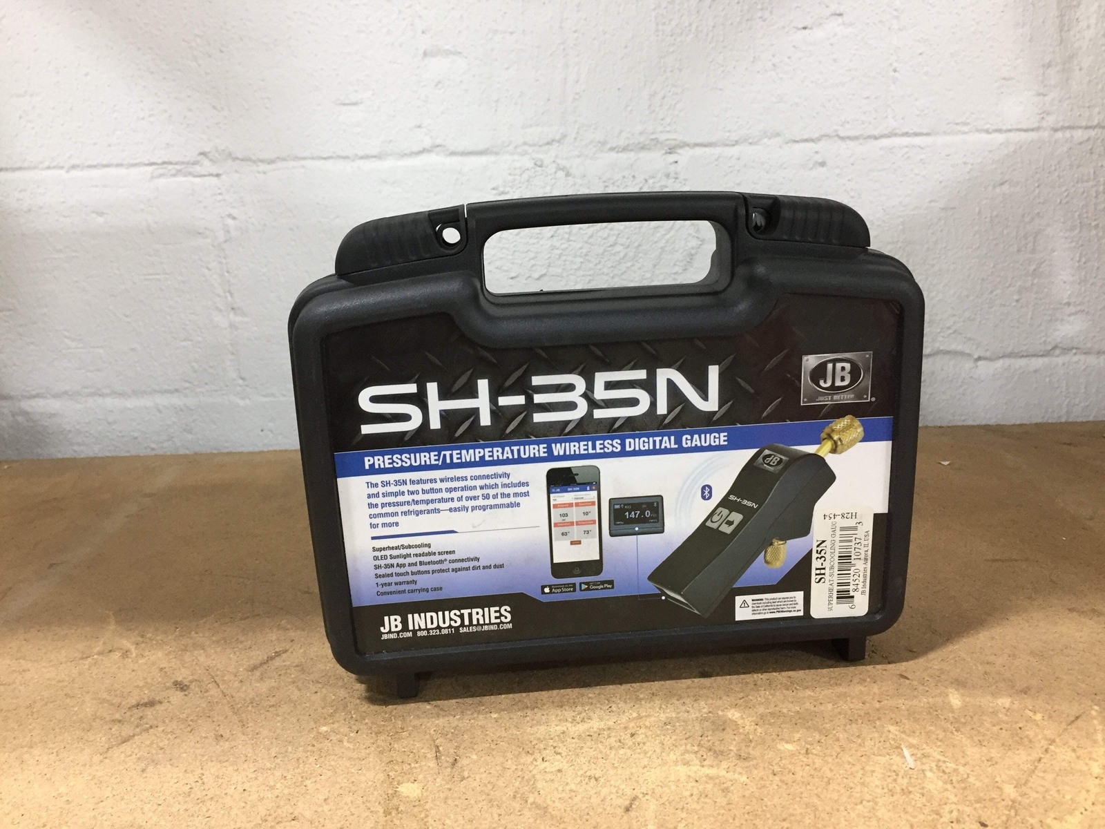 JB INDUSTRIES SH35N DIGITAL WIRELESS GAUGE FOR SUPERHEAT AND SUBCOOLING 213887