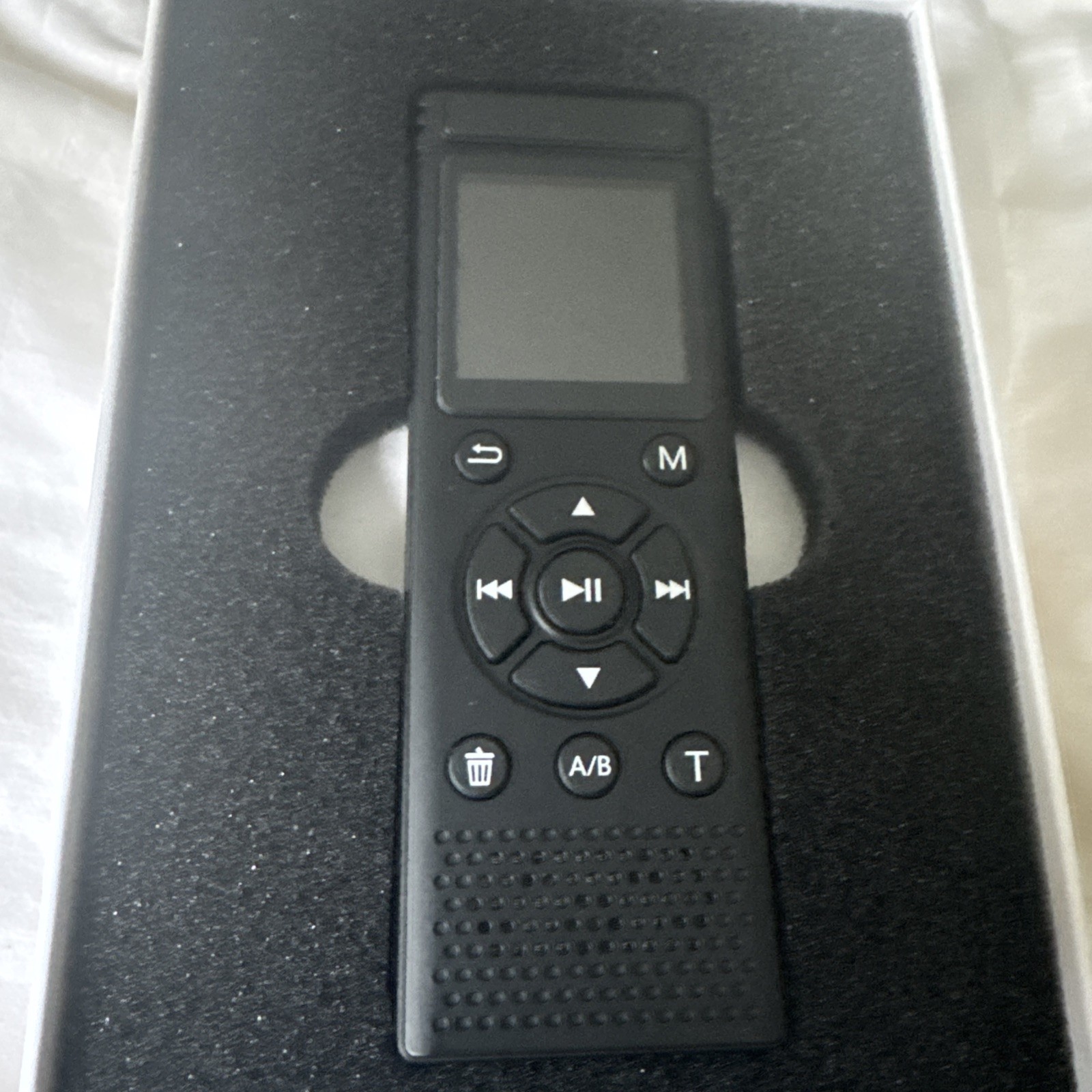 136GB Digital Voice Recorder with Playback,9000 Hours Audio Recording NIOB