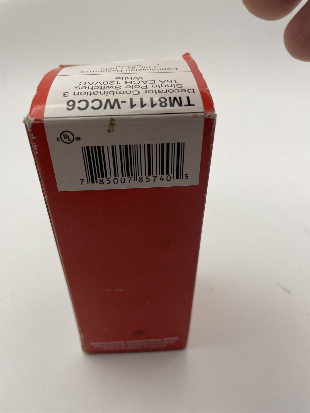 Pess & Seymour 2 in 1 White 15 amp Switches *NEW* TM811-WCC6