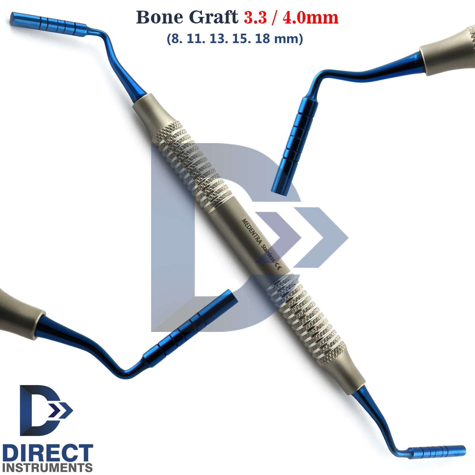 Dental Bone Graft Instruments Implant Surgery Plugger Packer Condenser Carrier
