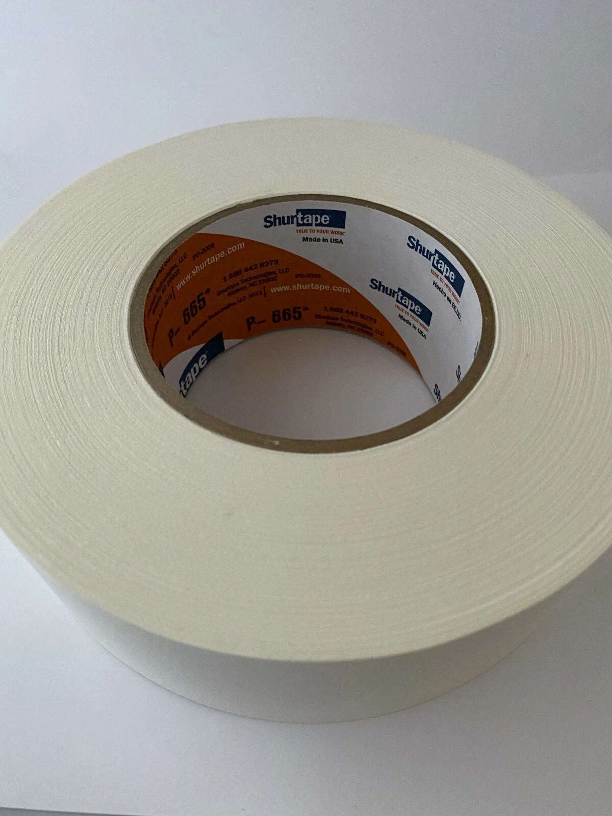 Shurtape P-665 Premium Gaffer Tape White 2″ x 55 yds.
