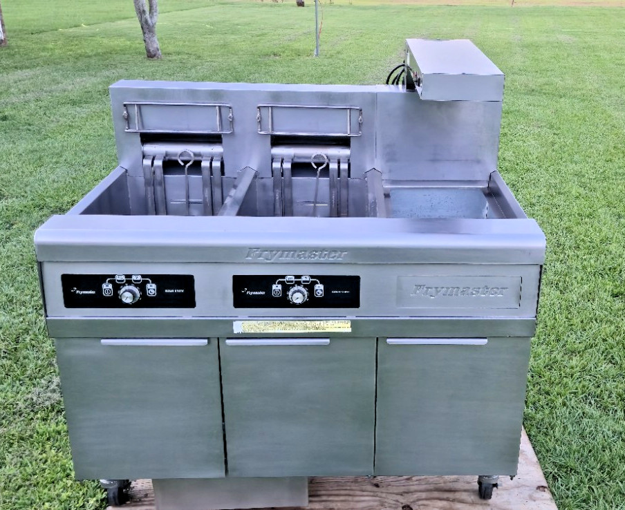 Frymaster Double Electric Fryer Model#: FMRE214SD, 480V 3φ Filtration Xtra Clean