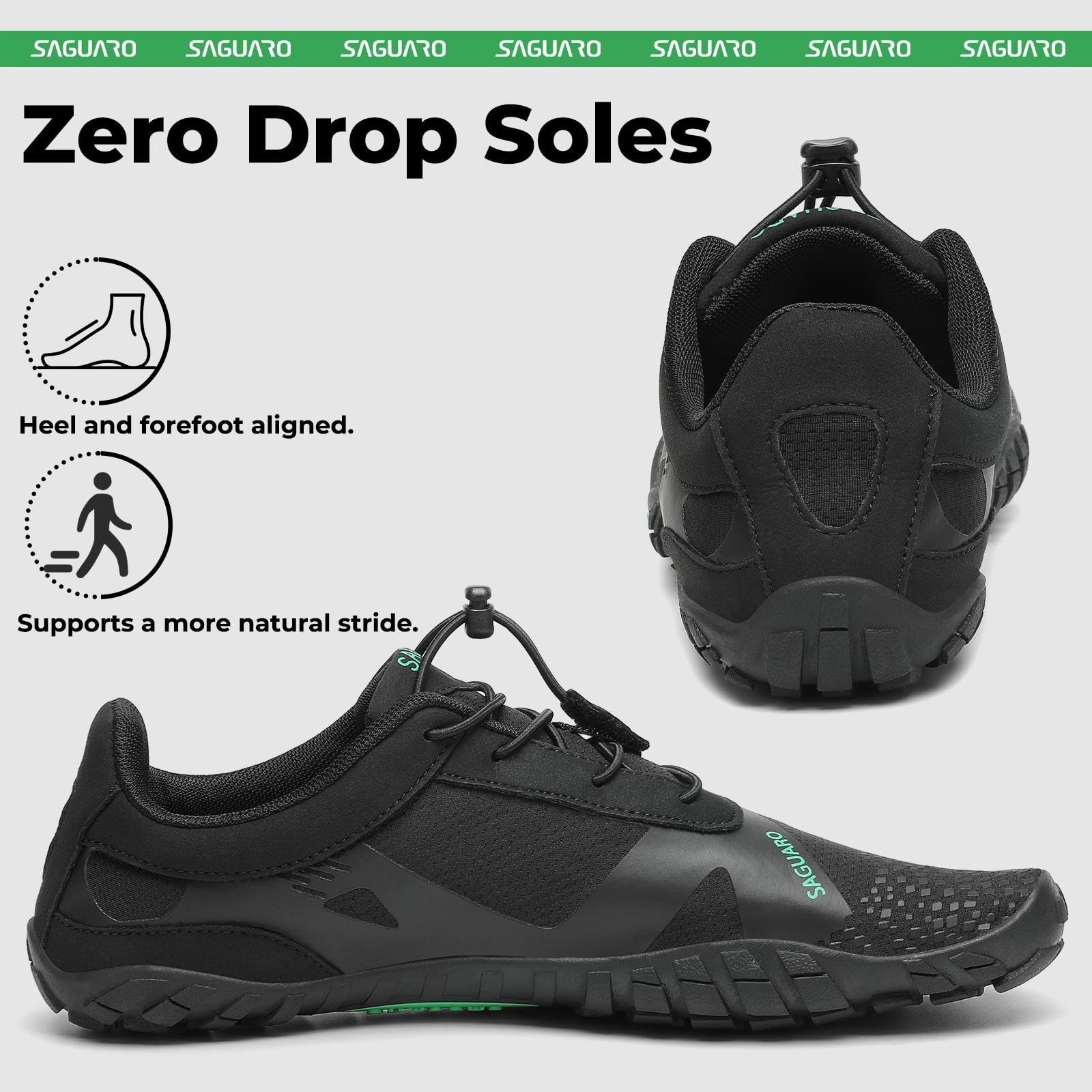SAGUARO Barefoot Shoes for Men & Women | Wide Toe Box Zero-Drop Minimalist Tr…