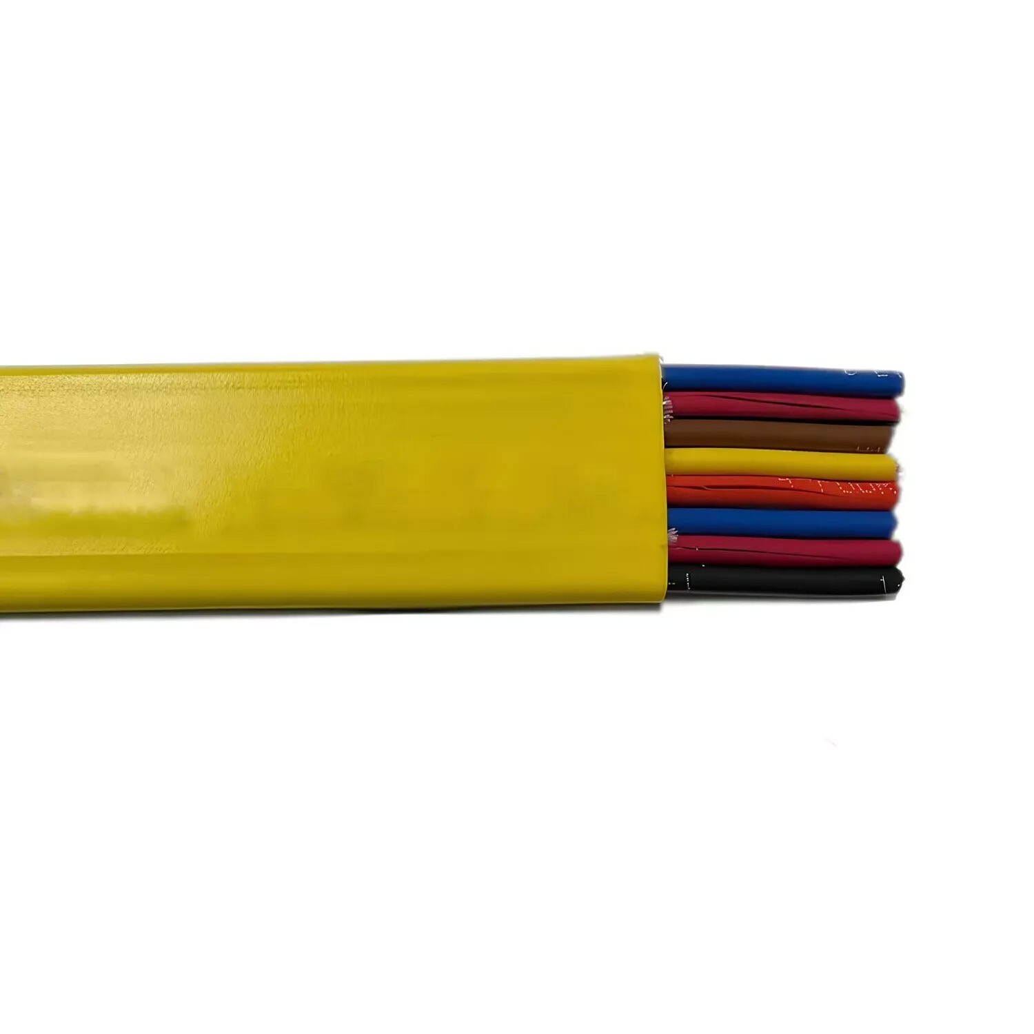 14/8 Flat Festoon Cable Yellow PVC Jacket UL CSA 600V