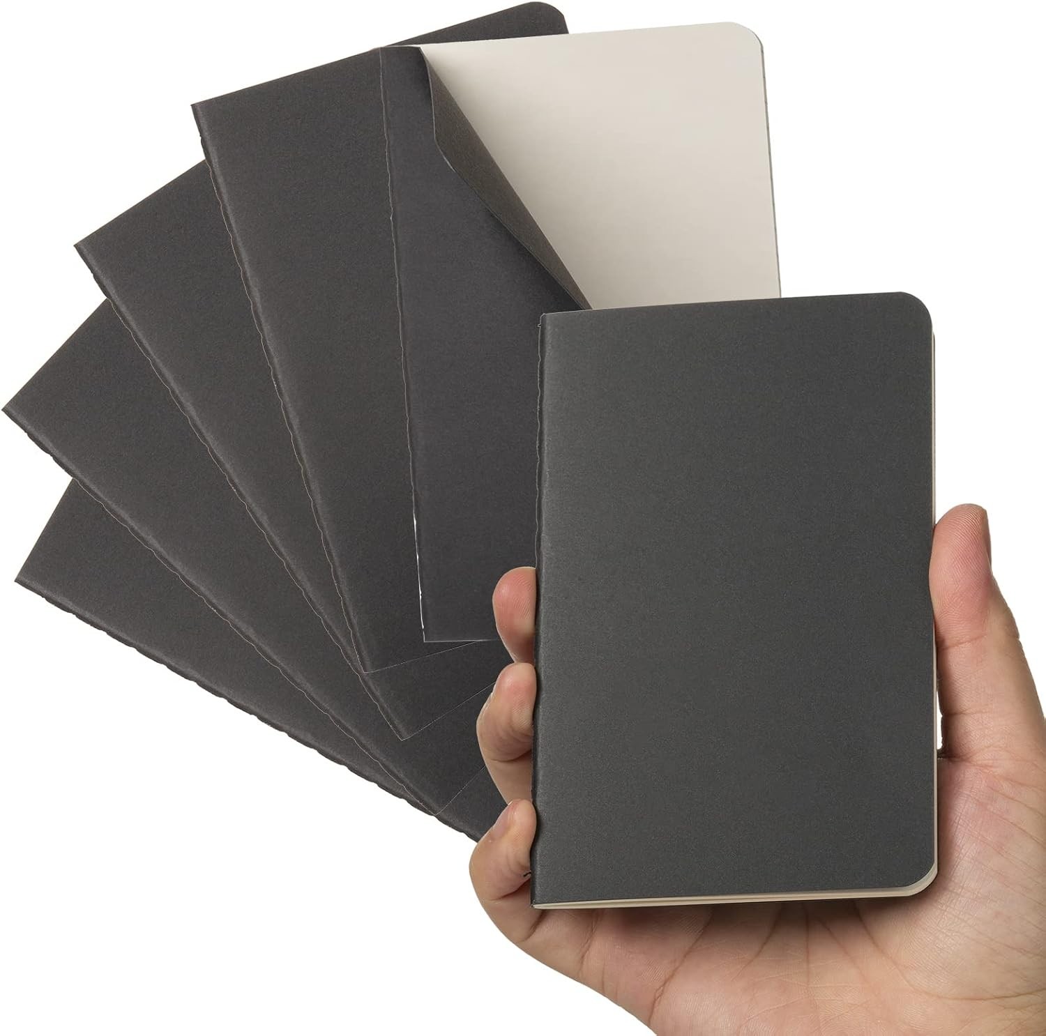 Ultra-Portable Mini Notebooks – 6 Soft Cover Notepads for Travel & Everyday Use
