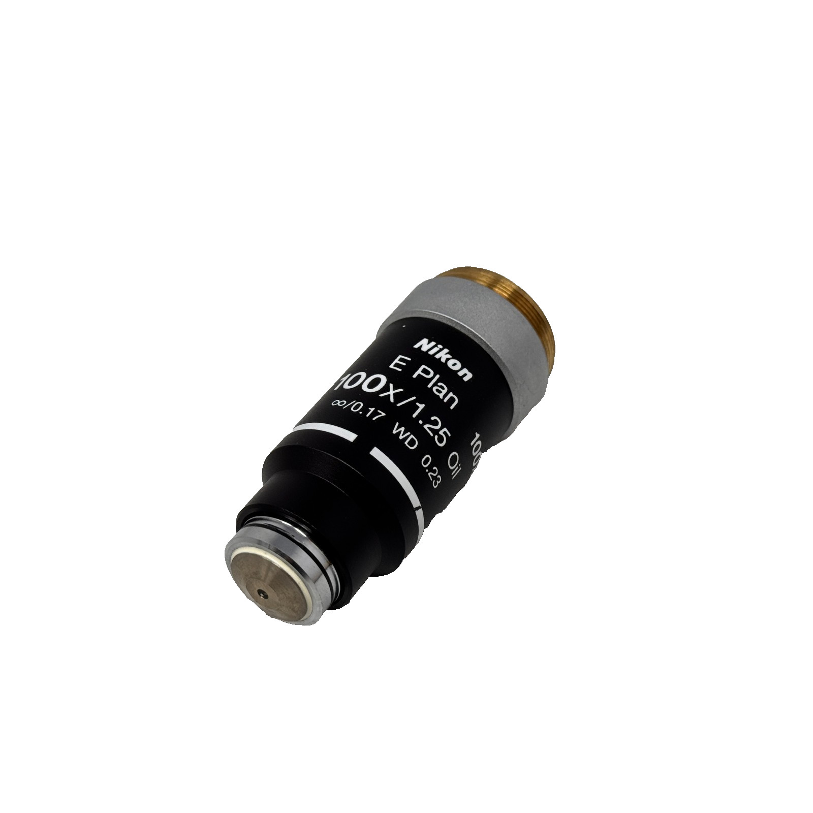 Nikon E Plan 100x/1.25 Oil Microscope Objective $infty$/0.17 WD 0.23 | Infinity