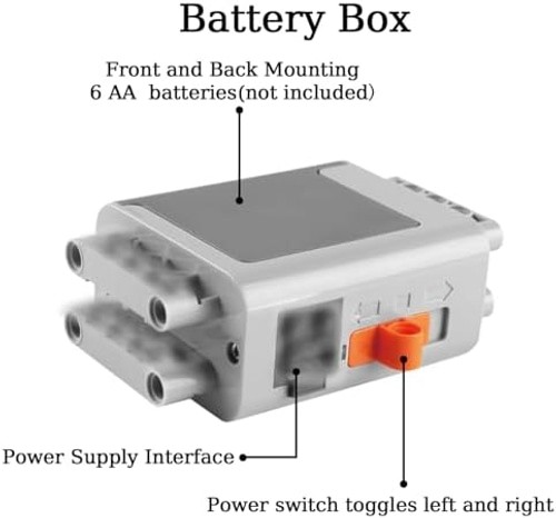 UNCLE BRICK 9 in 1 Motor Power Function Set,Equipped with Powerful High-Torqu…
