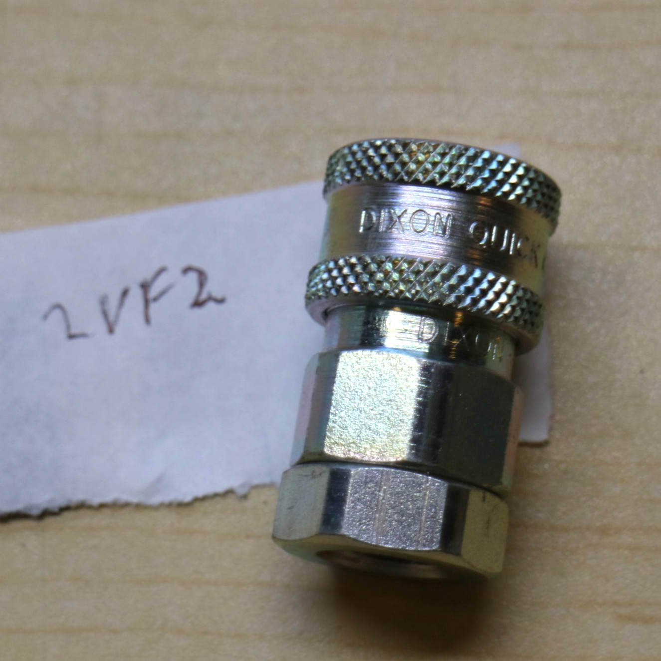 DIXON Valve 2VF2 Hydraulic Quick Disconnect Coupling MIL-C-51234 Valved Coupler
