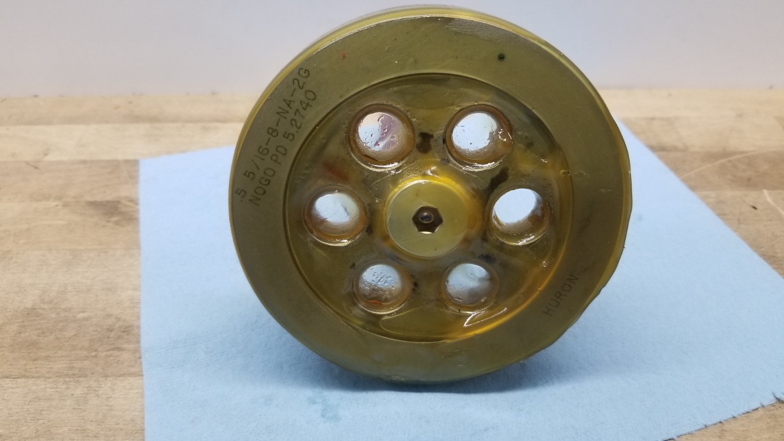 Huron 5-5/16-8-NA-2G Thread Plug Gages GO & NO-GO PD:5.2500 PD:5.2740 DC-10