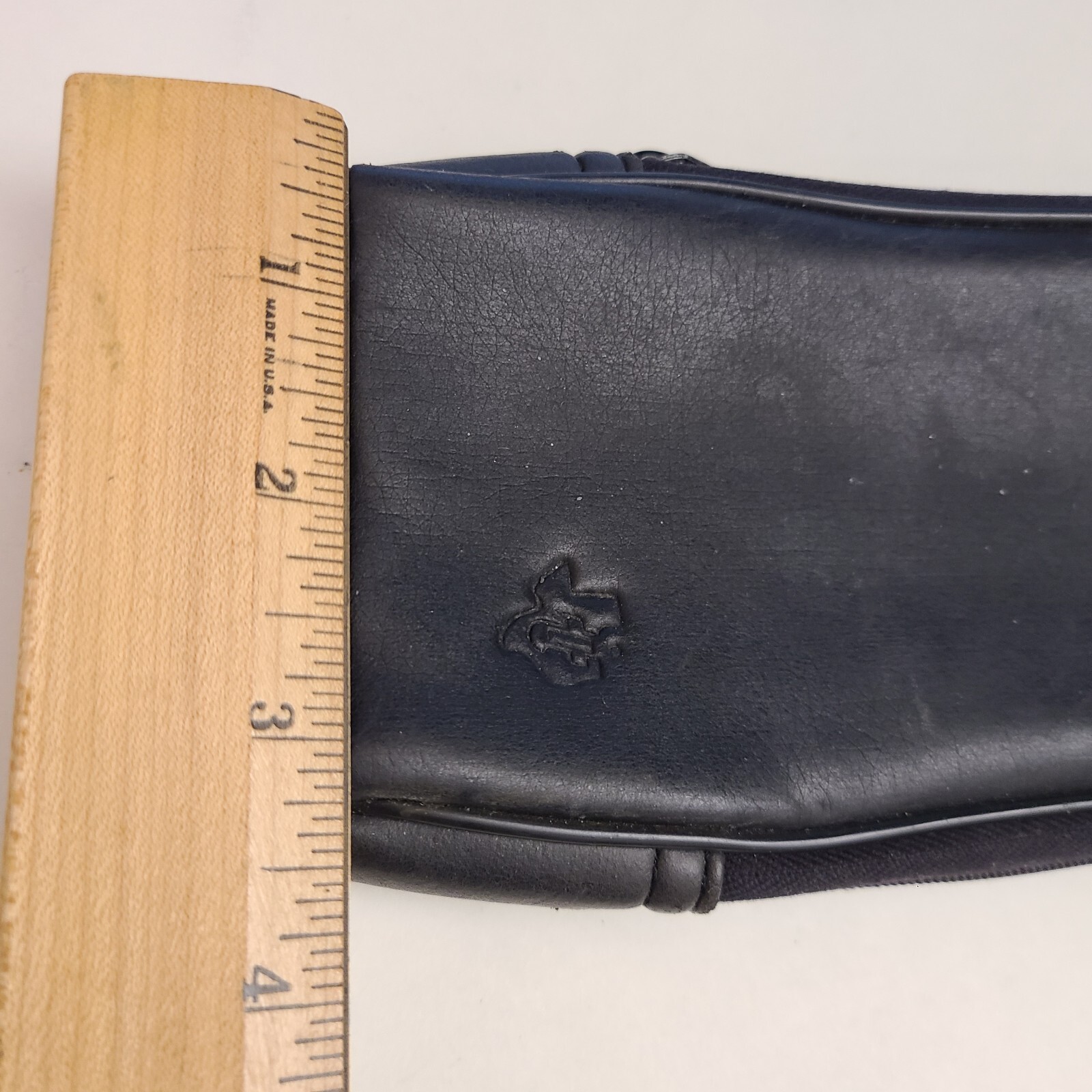 VTG Texas Instruments TI Calculator Black w/Blue Interior Zip Carry Storage Case
