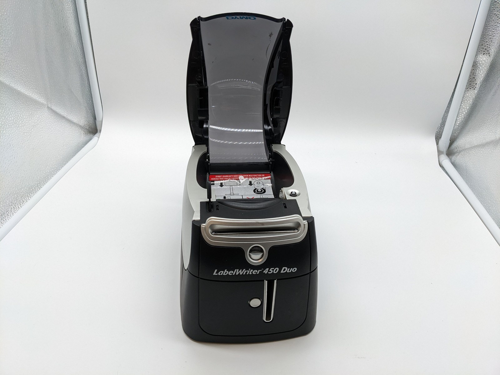 DYMO LabelWriter 450 Duo Thermal Label Printer Black Silver 1750112 NO ROLL/AC