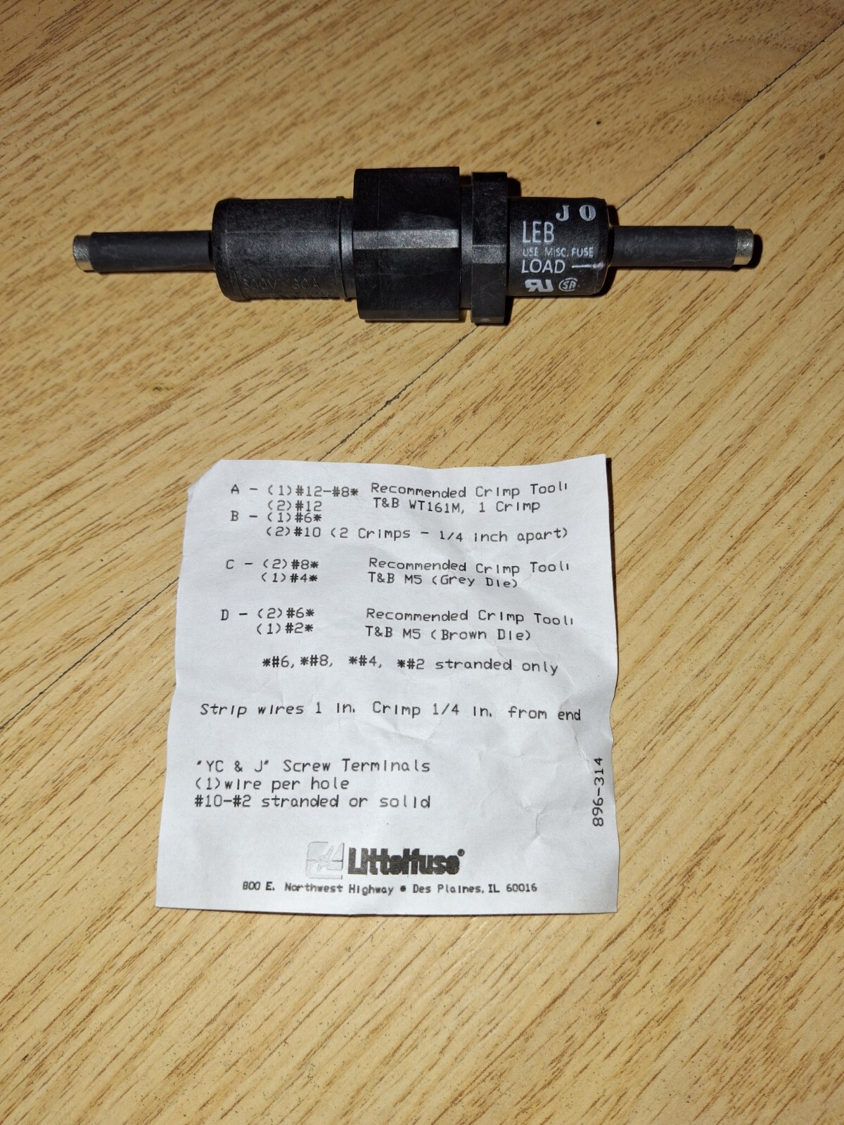 Littelfuse Fuse Holder LEB