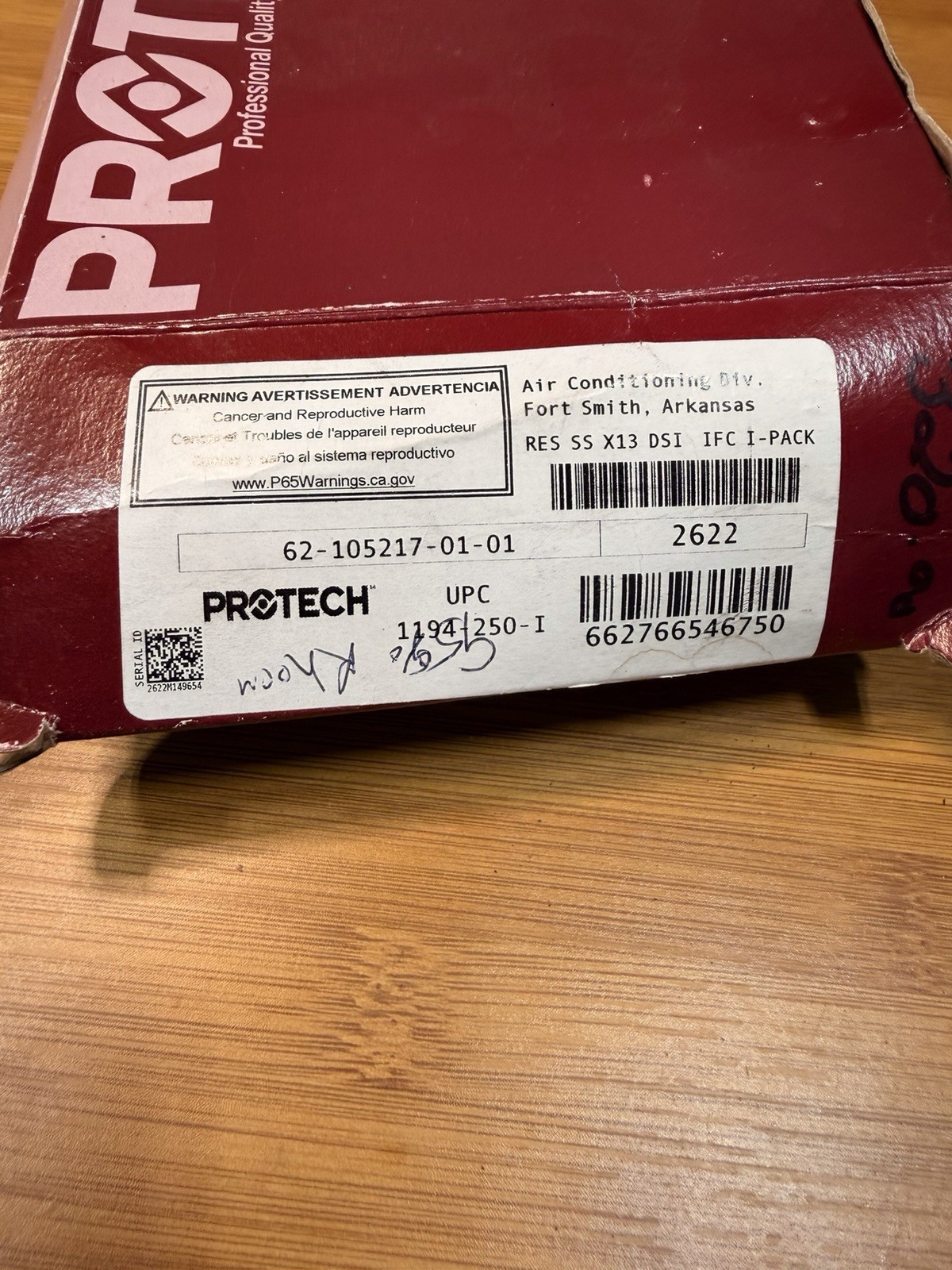 Brand New Protech 62-105217-01-01 OEM Furnace Control Board 1194-250