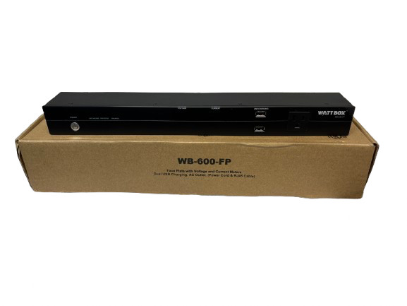 WATTBOX WB-600-FP, Face Plate with Voltage and Current Meters – NEW!