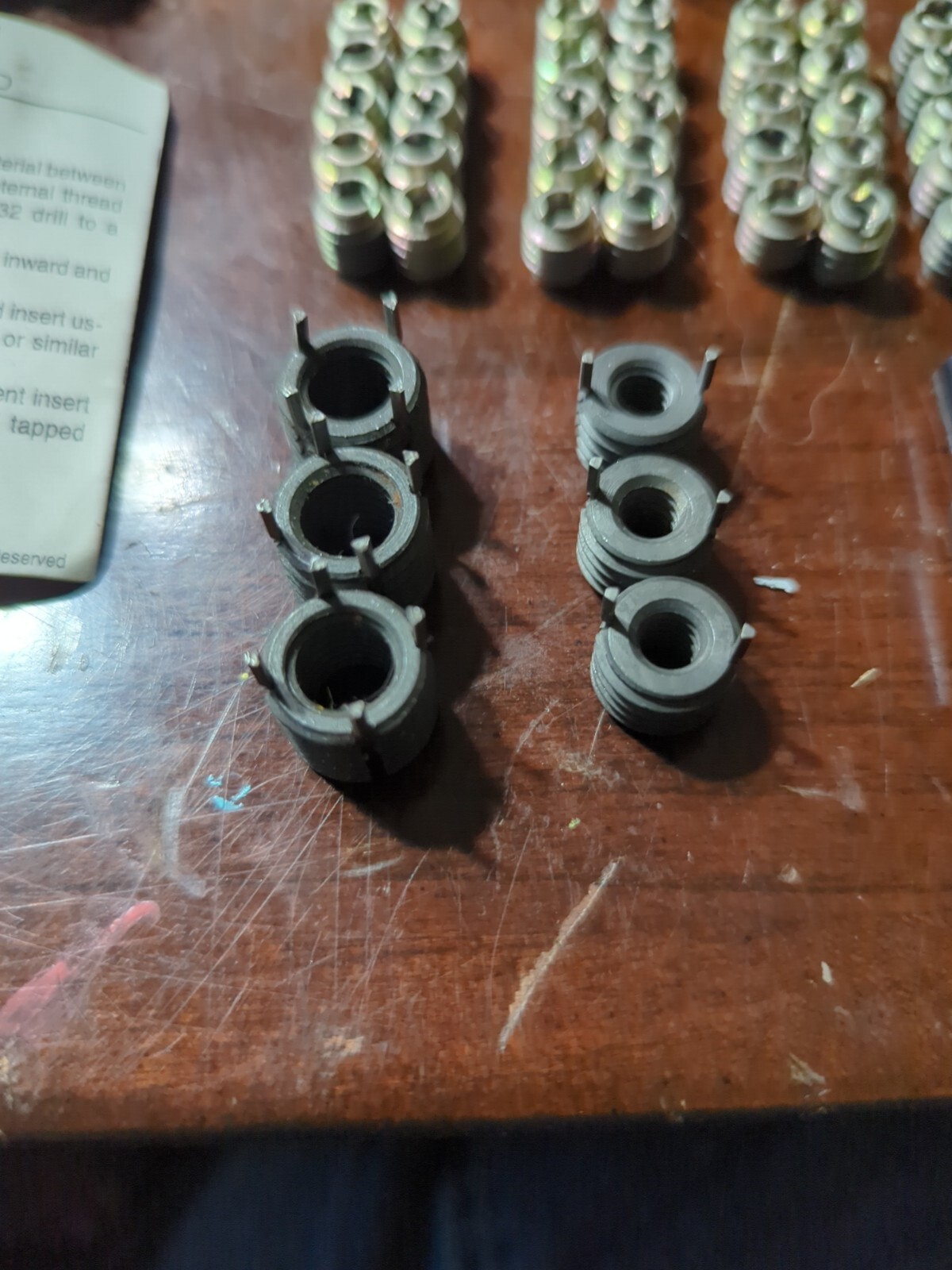 Huge 292 Piece Keylock Insert Set Acme, Carr & Others Inc 6 Tools