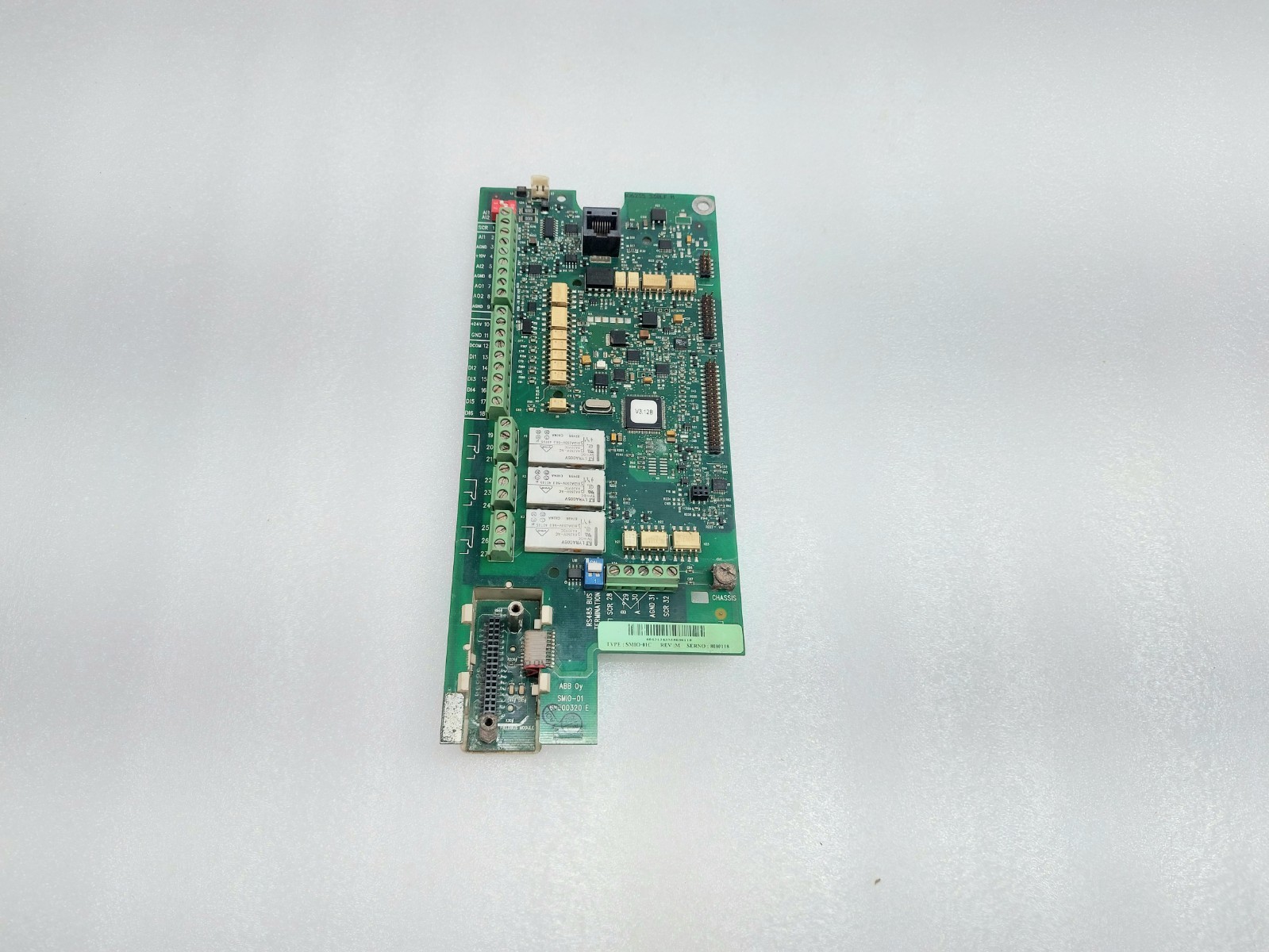 ABB smio-01c Rev: M CPU Motherboard 68500320 e