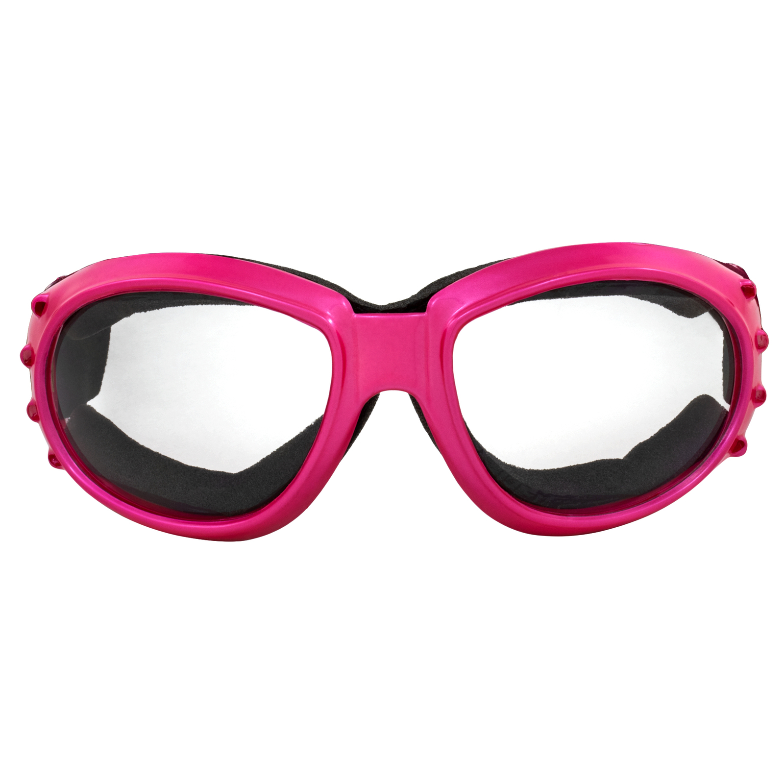 3 Birdz Eagle Womens Goggles Pink Frame Pink Mirror Clear + Smoke Lenses