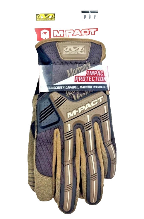 Mechanix Wear M-Pact Impact Protection Gloves Adult Size Large L 911750 NEW