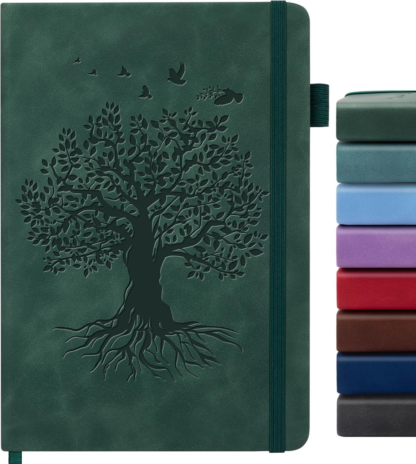 A5 Hardcover Lined Journal Notebook 200 Pages Leather Diary