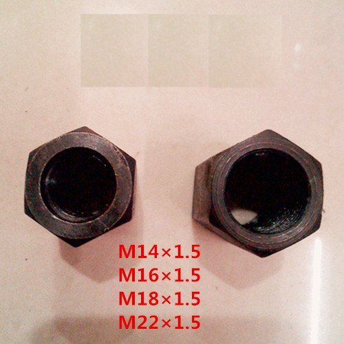 Hydraulic Fitting Metric M16 M16X1.5 Female Coupling Union Black Steel #92