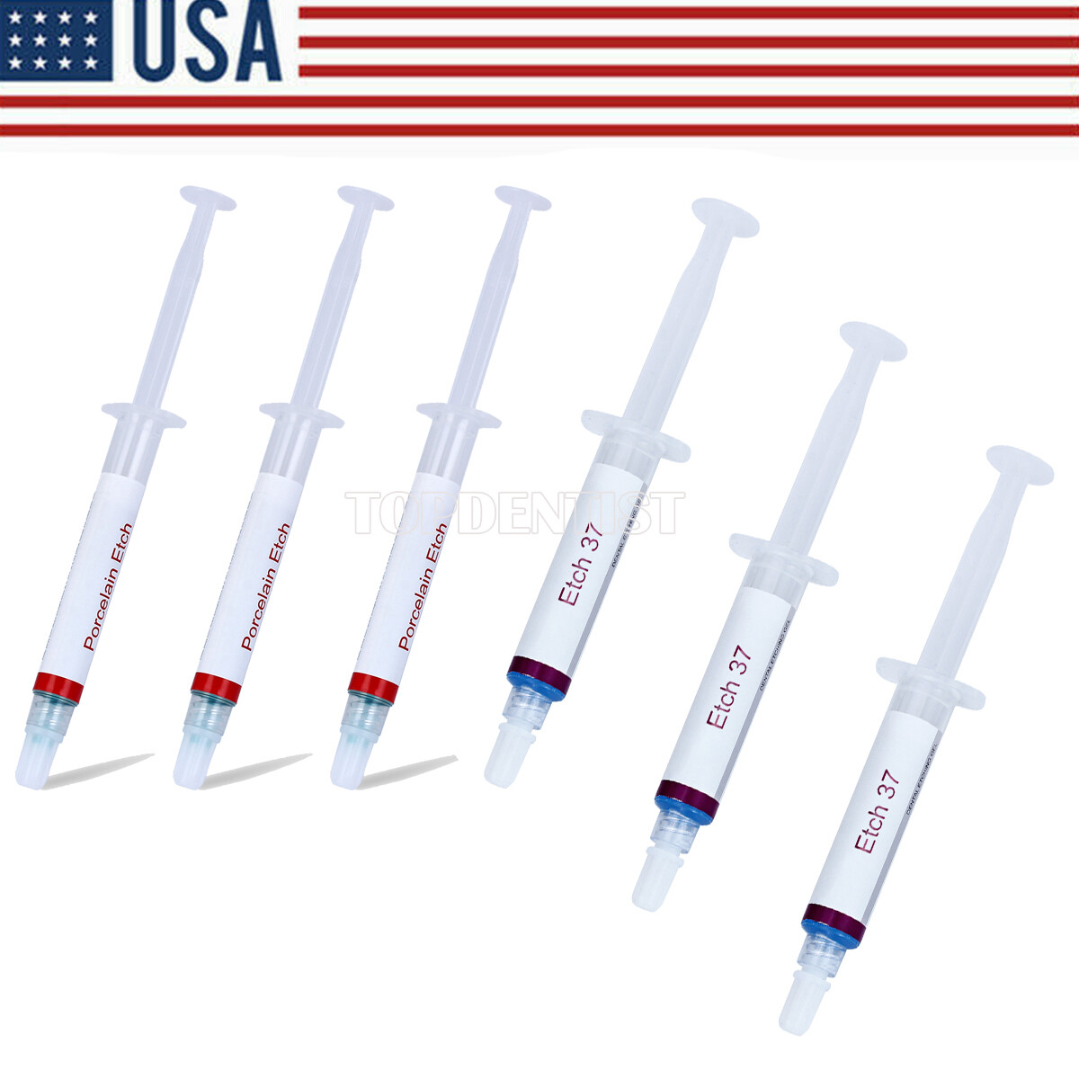 Dental 37% Acid Etching Gel Enamel Dentine/ 9.5% Porcelain Etchant